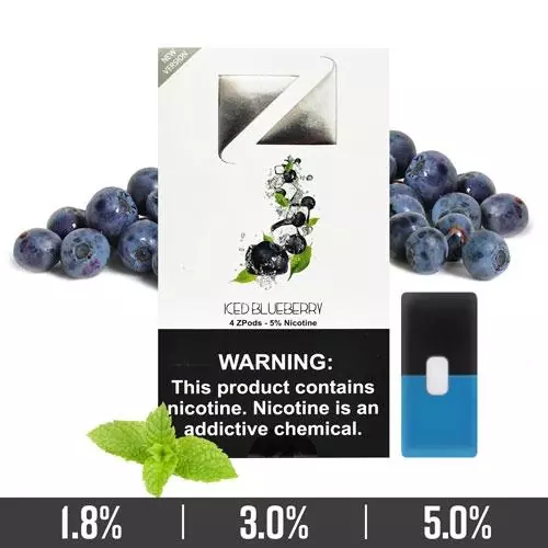 Iced Blueberry Ziip Pods Dubai for Juul Devices UAE