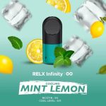 BEST RELX Infinity Pods Lemon & Mint 650 puffs In Dubai UAE