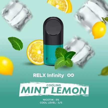 BEST RELX Infinity Pods Lemon & Mint 650 puffs In Dubai UAE