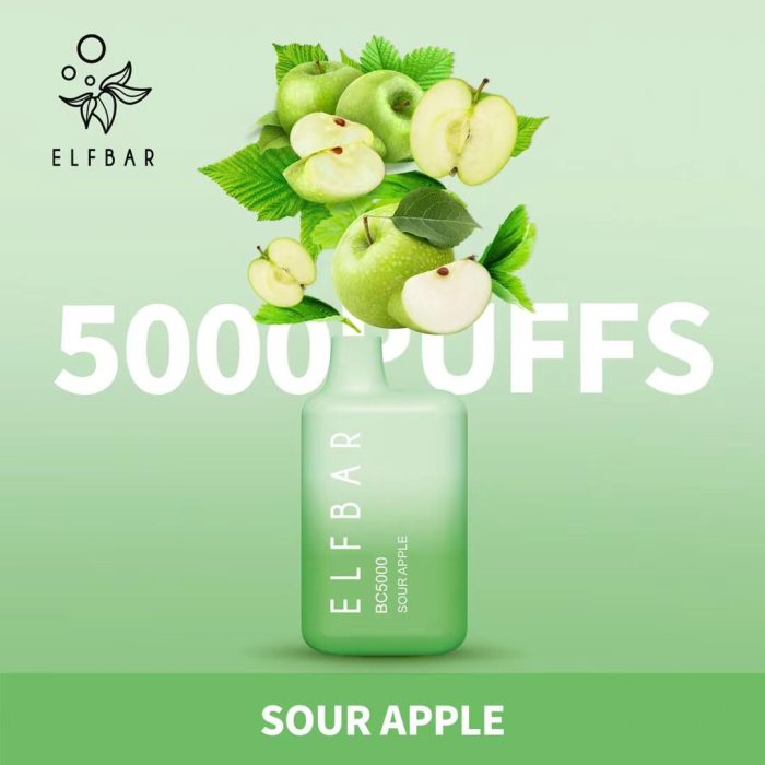 Elf Bar Sour Apple Bc5000