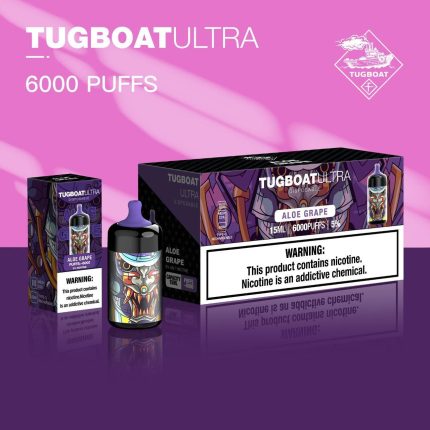 Tugboat Ultra Aloe Grape 6000 Puffs