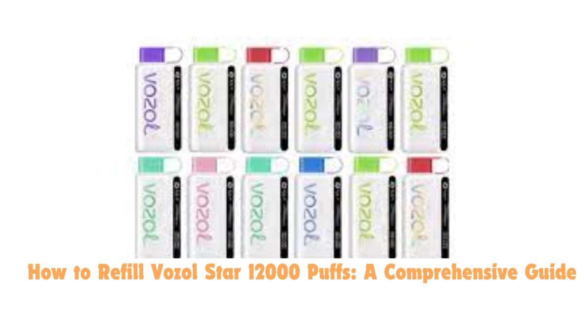 How to Refill Vozol Star 12000 Puffs