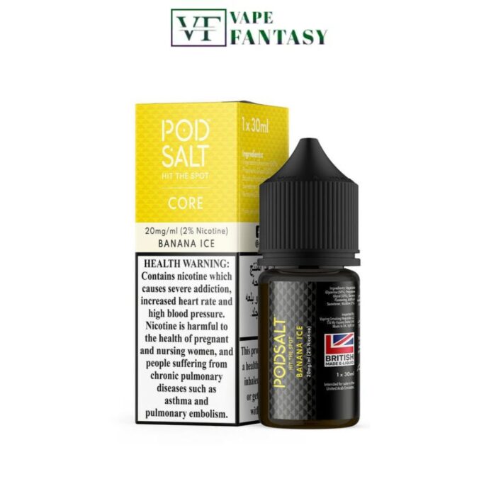 Pod Salt Core Banana Ice 30ml Nicotine E-Liquid 20mg