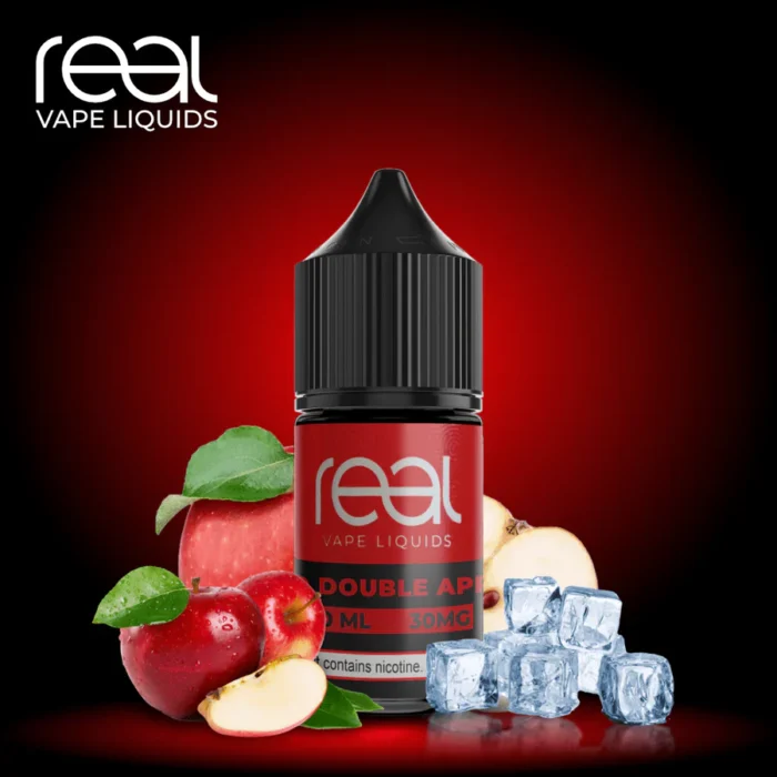 IcedRedDoubleApple30mlbyREALVAPEELIQUIDS