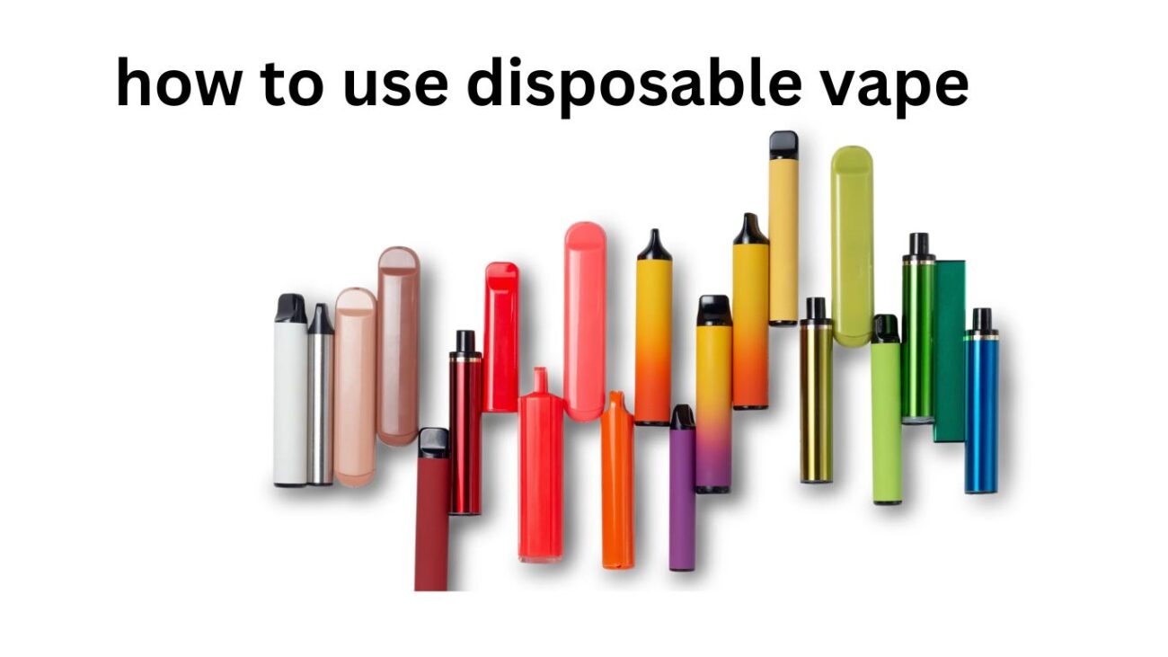 how to use disposable vape